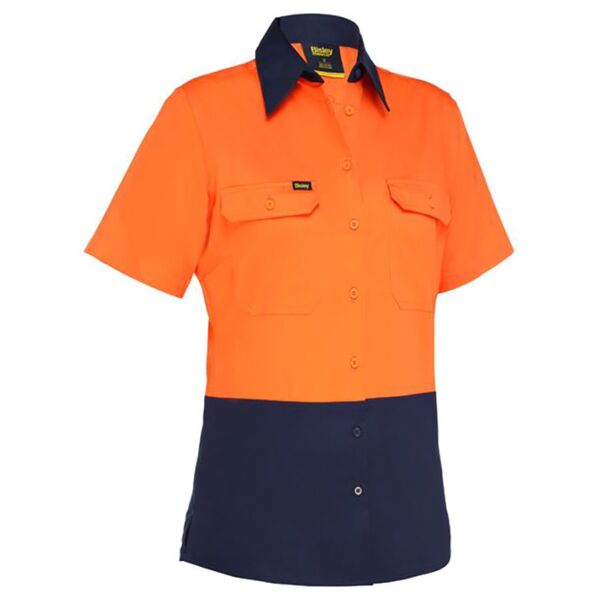 Women's Cool Lightweight Hi Vis Drill Shirt Thumbnail