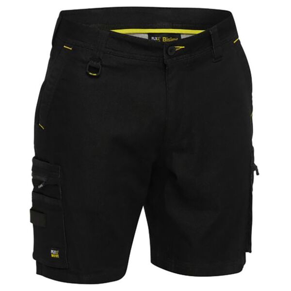 Flx and Move™ Stretch Denim Zip Cargo Shorts Thumbnail
