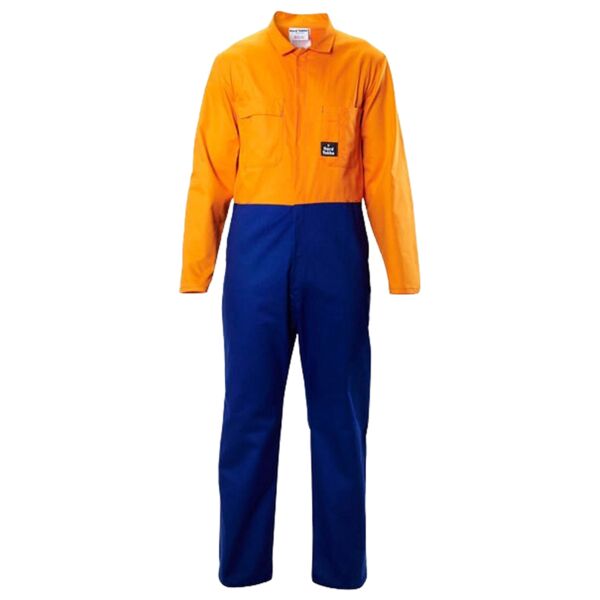 DAY ONLY HI-VIS COTTON ZIP OVERALL Thumbnail