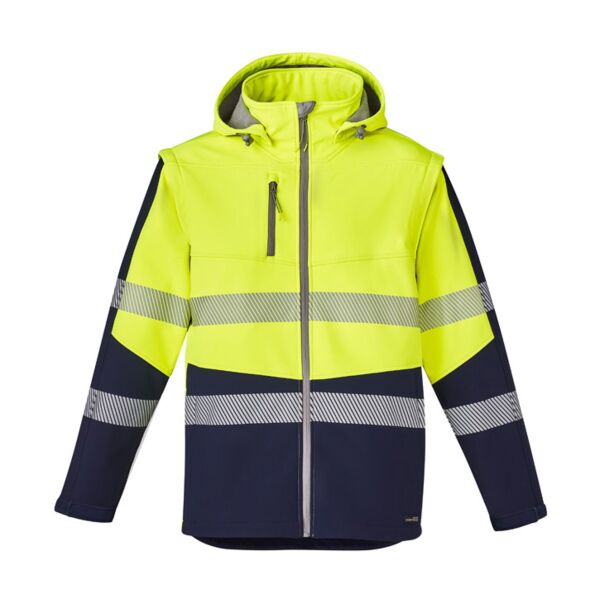 Unisex Streetworx 2 in 1 Stretch Softshell Taped Jacket Thumbnail